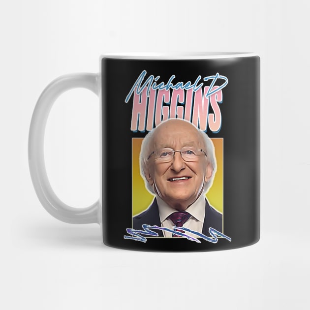 Michael D Higgins / Retro Style Fan Design by feck!